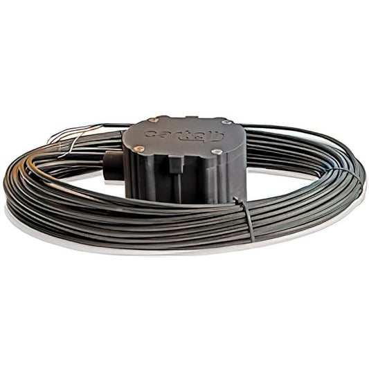 gray cable coiled around a power box