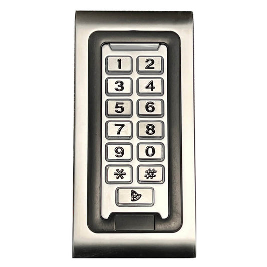 metal keypad for wireless gate entry